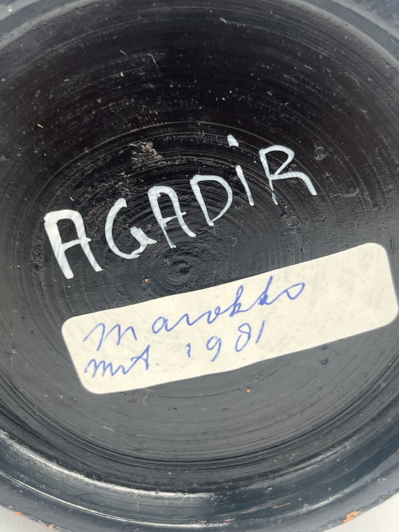 Image 1 of Vintage Moroccan vase from Agadir, 1980s