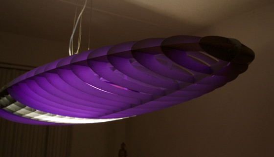 Image 1 of Titania Queen Luceplan D17Q suspension XL 140cm violet rouge vert