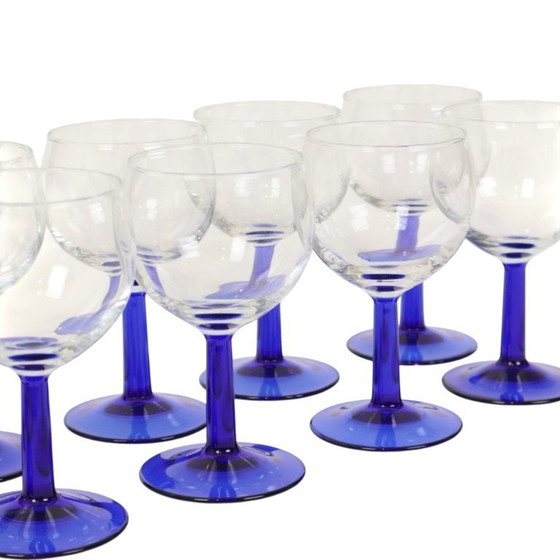 Image 1 of Juego de copas de vino Arcoroc azules