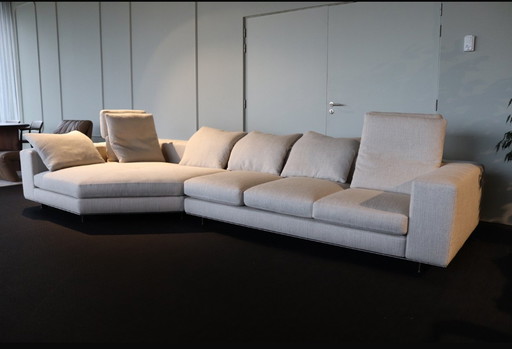 Minotti Freeman modular corner sofa 175x392cm fabric cat. G