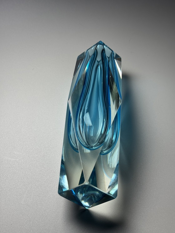 Image 1 of Vase by Flavio Poli for Seguso - Murano, Italy, 1960s