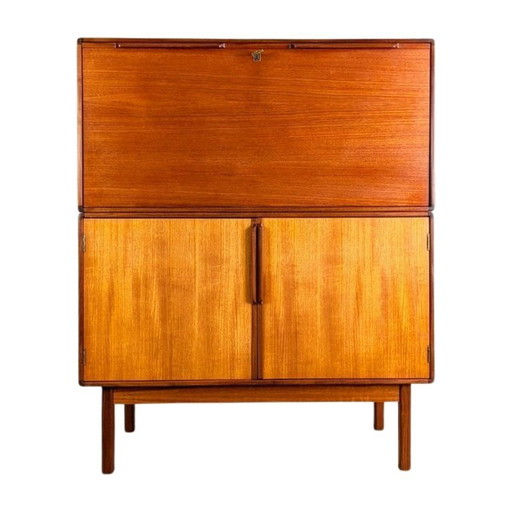 Original Asko Finnland Sekretär Midcentury Schreibtisch Vintage