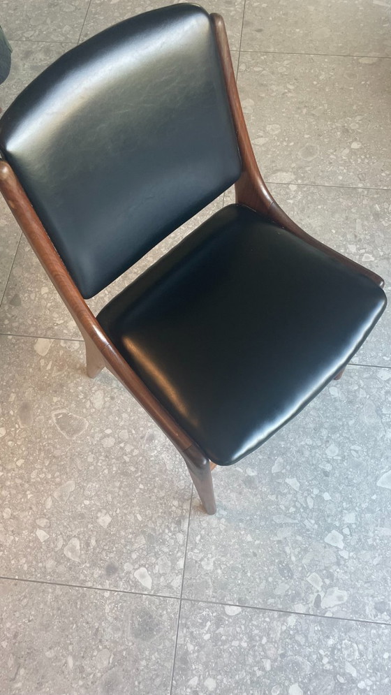 6x Sedie Mahjongg Holland – Sedie da pranzo, Leather, Wood (photo 4 of 7)