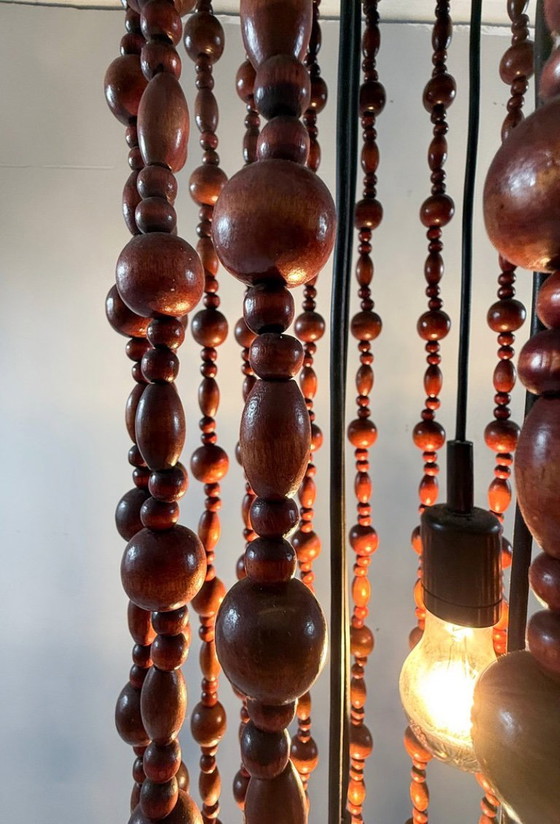 Image 1 of Lámpara colgante/cascada de gran tamaño de Temde, modelo: 887, Suiza, década de 1960.