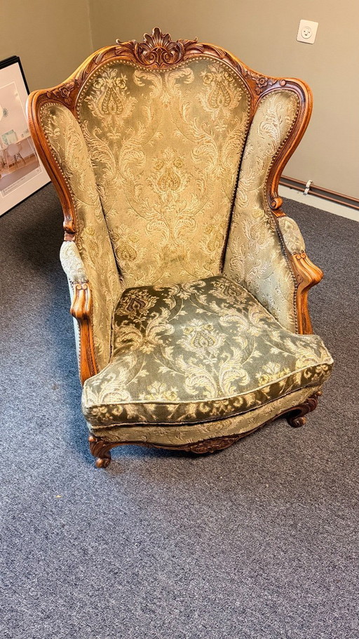 Louis XV 1-zit fauteuil