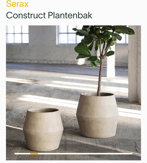2x SERAX Plantenpotten Construct Van Marie Michielssen