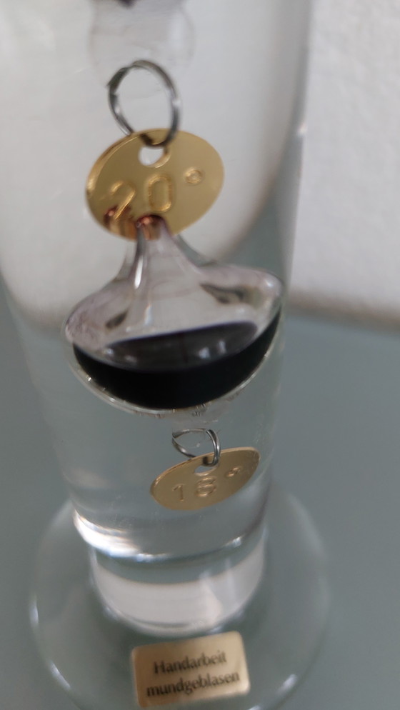 Image 1 of Mond Geblazen Thermometer