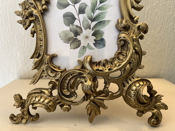 Image 1 of Rococo style bronze photo frame