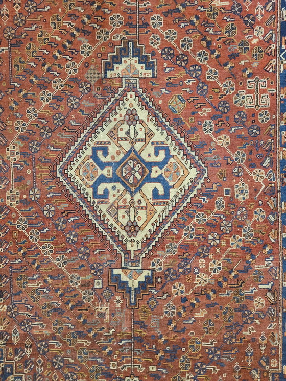 Image 1 of Antigua Alfombra Persa, Estilo Feraghan, S. Xix – Irán – 305 X 155