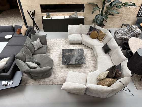 Gran configuración estándar Edra 5 módulos LP 2026 € 42.000.- – Sofás modulares, Velvet, Textile (photo 2 of 8)