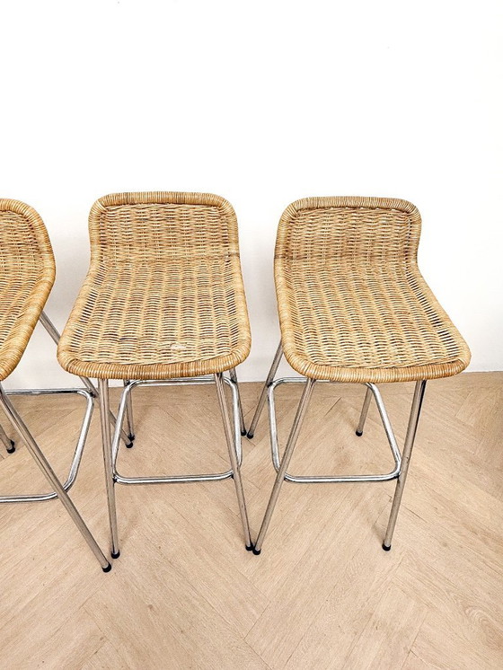 Image 1 of LET OP! Alleen Bartafel in de stijl van Rohé Noordwolde, Dirk van Sliedregt, hoge barkrukken met bartafel 