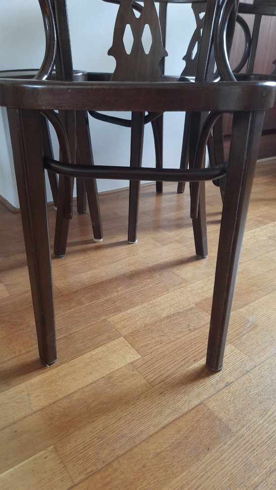 Image 1 of 4x Thonet, variante n.º 24, '70, fabricado en Rumania
