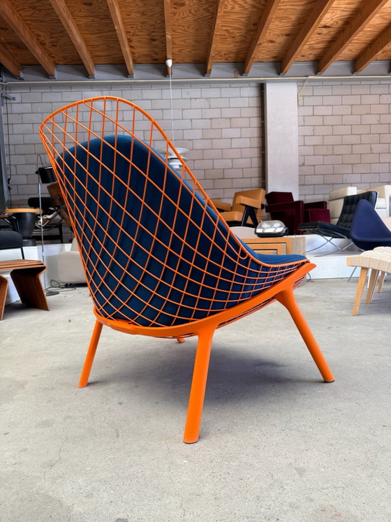 Sedia Alias Gran Kobi (Outdoor), Patrick Norguet (disponibilità: 2), Poltrone, Tessile, Metallo, Blu (foto 8 di 13)