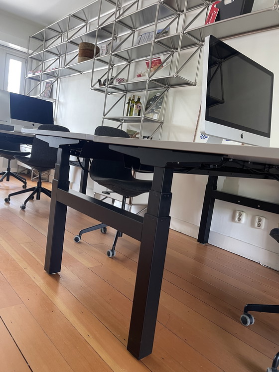 Image 1 of 3 x duo werkplek zit/sta bureaus Winni - elektrisch