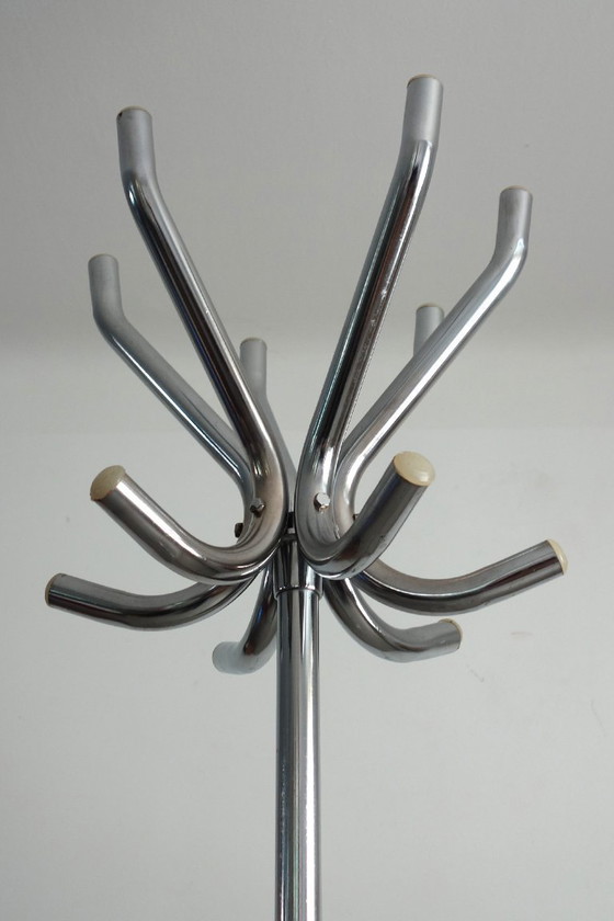 Image 1 of Appendiabiti in acciaio cromato degli anni '70