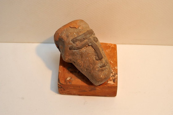 Scultura di testa, Sculture, Ceramica, Legno, Marrone, Anders (foto 2 di 7)