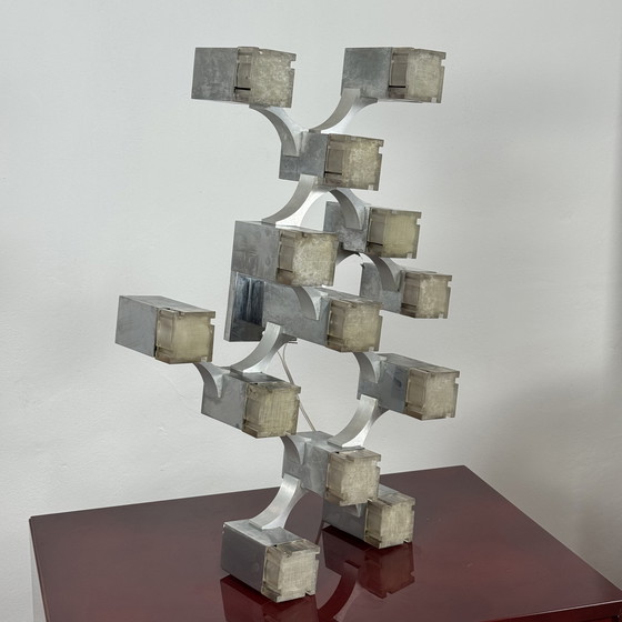 Image 1 of Sciolari Cubic pendant lamp, 1970s design