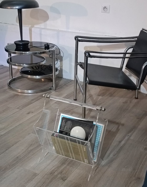 Table D'Appoint Plateaux Pivotants Leitmotiv 1970s – Tables basses, Metal (photo 7 of 7)