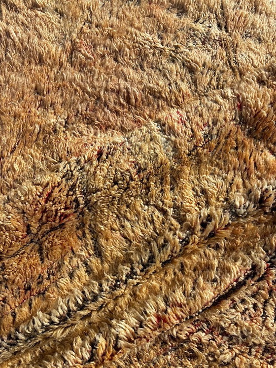 Image 1 of Authentic Moroccan Vintage Boujad Berber Wool Rug 210x370 cm