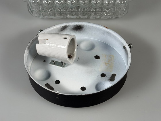Plafoniera o lampada da parete anni '60 '70 Bubble Glass Germany Space Age Design – Plafoniere, Metallo (photo 14 of 17)
