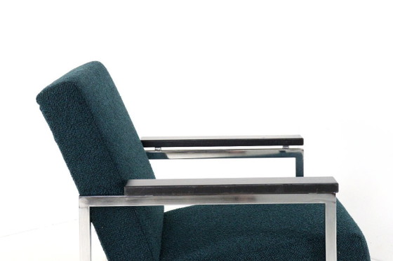Image 1 of Gijs van der Sluis fauteuil no 30 stoel nieuw gestoffeerd vintage