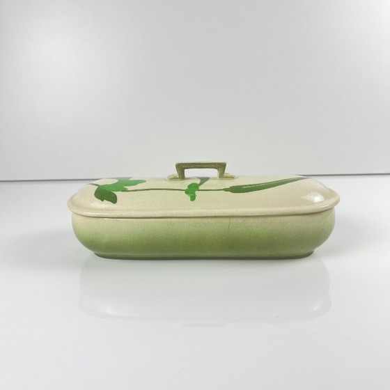 Image 1 of Toilet/zeepbakje van Sarreguemines, art nouveau-stijl, eind 19e - begin 20e eeuw