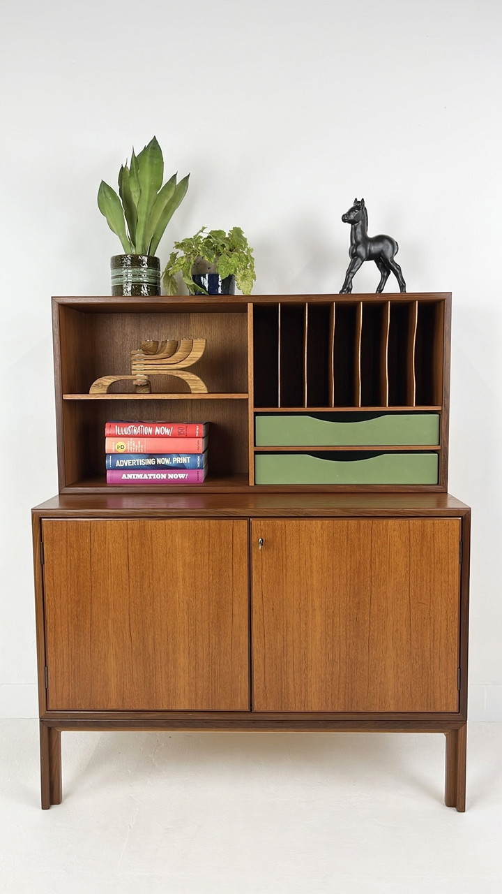 Fineren Box Zweeds vintage teak fineren kast | €770 | Whoppah