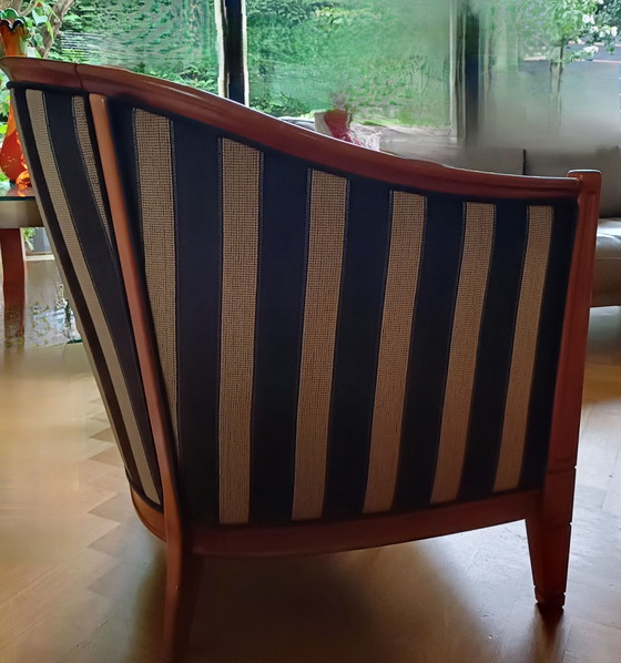 2 Schulenburg Schalensessel – Stoff, Holz (photo 3 of 5)