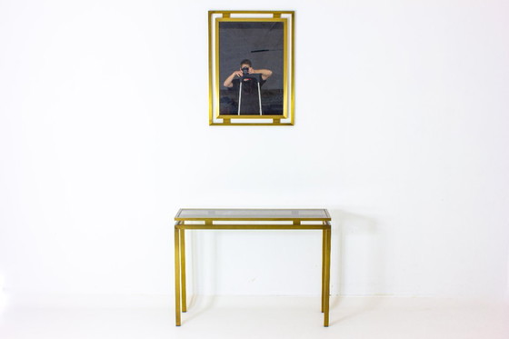 Image 1 of Elegante Regency-Konsole und Spiegel, 1980er Jahre
