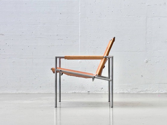 SZ02 fauteuil van Martin Visser voor 't Spectrum, Nederland, jaren 60 – Leather (photo 5 of 15)