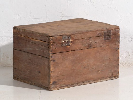 Petite caisse en bois antique (c.1920) #2 – Armoires de rangement, Rustic (photo 18 of 22)