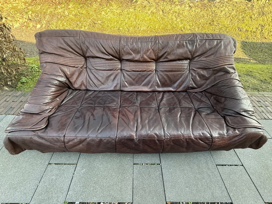 Image 1 of Ledersofa aus den Siebzigern
