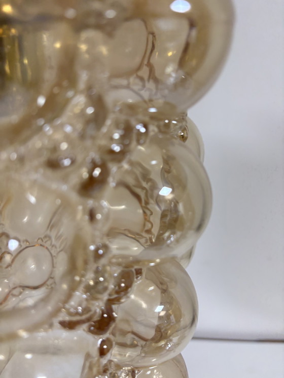 Image 1 of Exklusive Limburg Helena Tynell Bubble Lampe aus goldfarbenem Glas