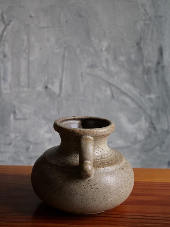 Image 1 of Vaso in ceramica di VEB Haldensleben 2978, vintage anni '70 Wabi-Sabi