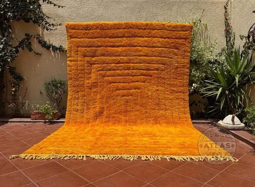 Berber Beni Ouraine tapijt van zuivere Atlaswol, 200x300 cm