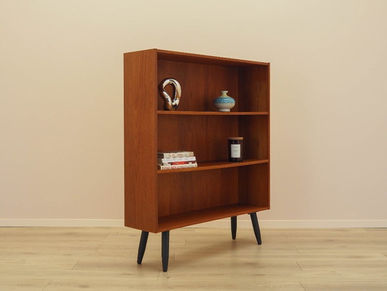Image 1 of Teakhouten boekenkast, Deens ontwerp, jaren 70, vervaardigd door Clausen & Søn