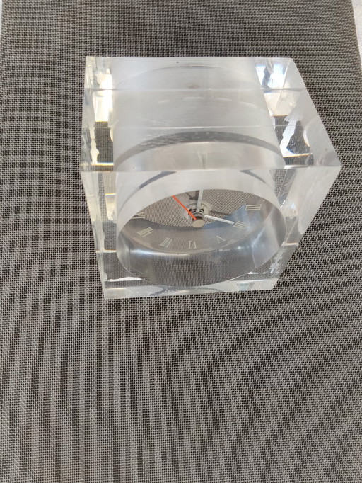 Original TECTA Transparent Table Clock