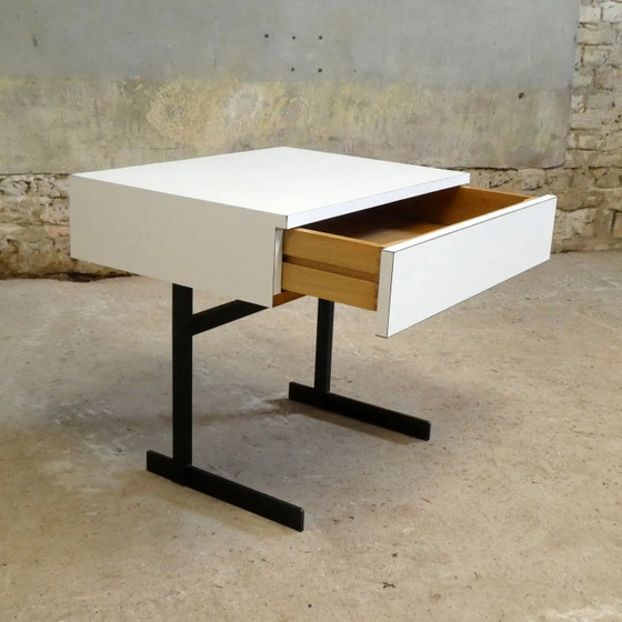 Comodino di design, 1960 – Comodini, Legno, Metallo (photo 4 of 4)