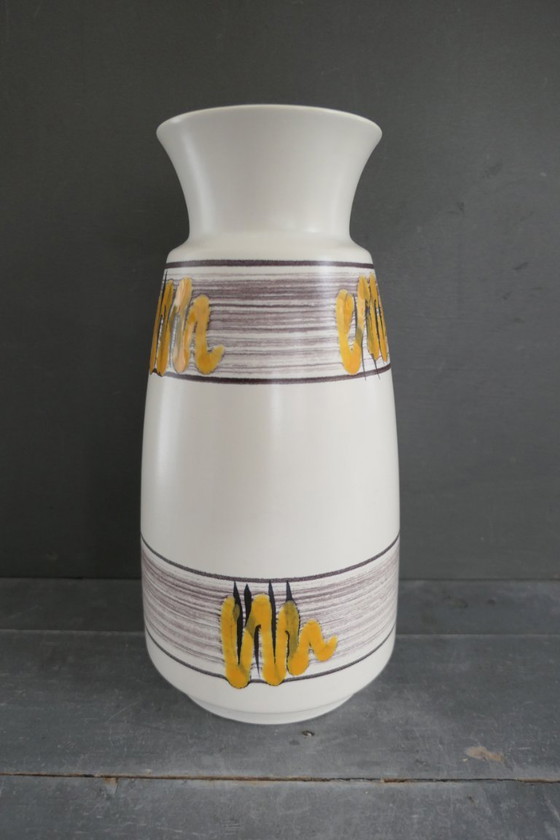 Image 1 of Vintage Bay Keramik grote vaas 526-35 W. Germany