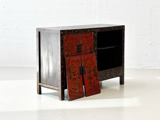 Image 1 of Cómoda de madera de olmo de la dinastía Qing, finales del siglo XIX