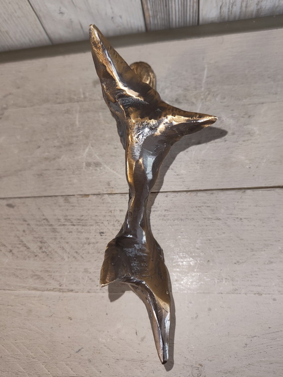 Image 1 of Bronzen beeldje stier