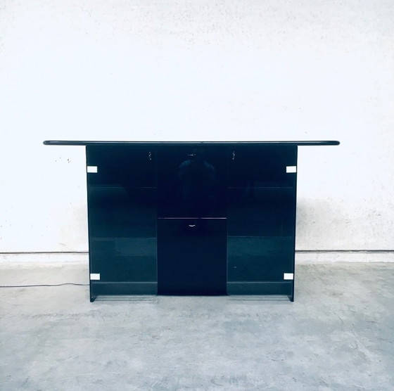 Image 1 of Postmodern Design Highboard Bar Chest by Luigi Saccardo for Gasparello, Italy 1980's