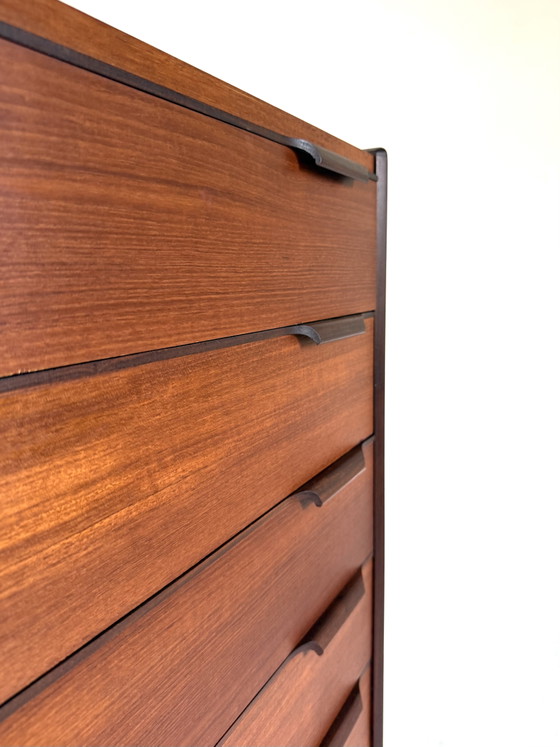 Vintage XXL Teakhouten Ladekast, Denemarken ‘60 – Ladekasten, Wood (photo 9 of 12)