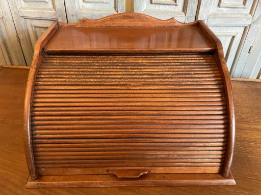 Desk, Roller Shutter Cabinet, Mailbox, Art Deco, 1930, French