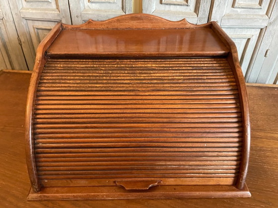 Image 1 of Desk, Roller Shutter Cabinet, Mailbox, Art Deco, 1930, French