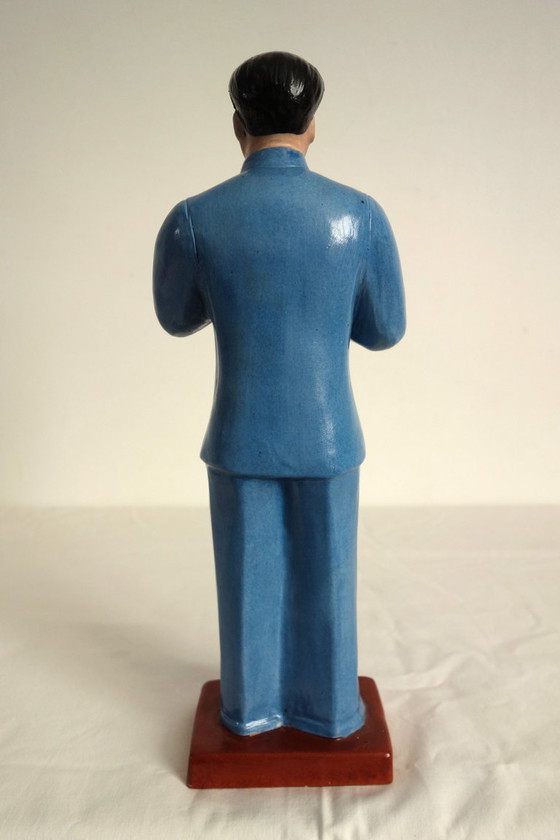 Image 1 of Porzellanfigur von Mao Zedong, Kulturrevolution