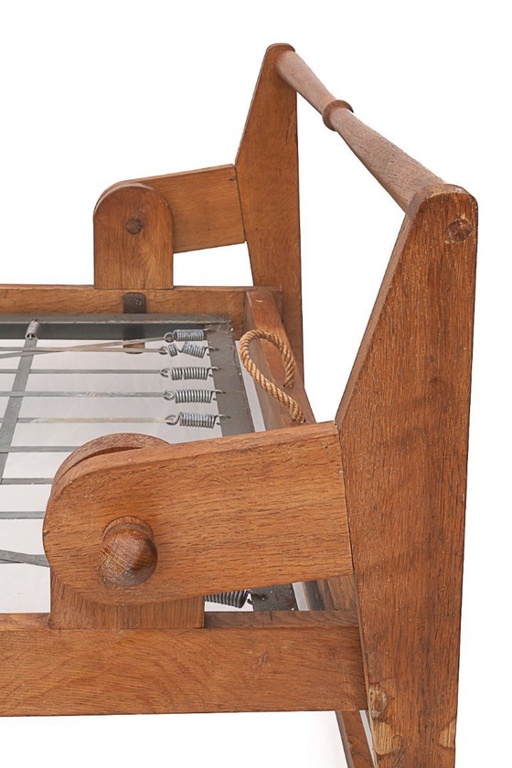 Image 1 of Antikes faltbares Daybed von Guillerme und Chambron