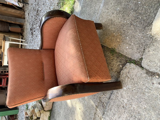 Set of Hungarian Art Deco Armchair, 1930s (photo 5 of 6)