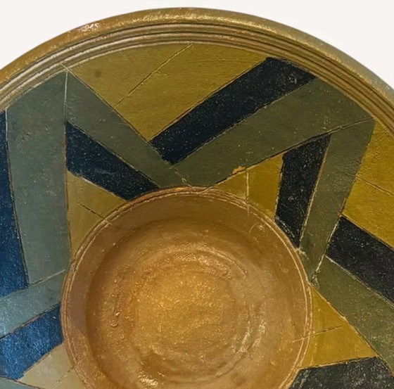 Image 1 of Handbeschilderde schaal