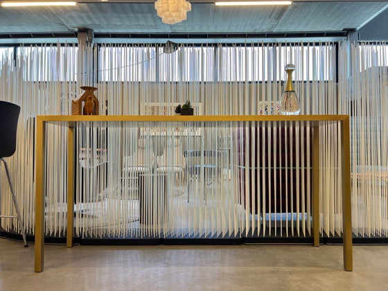 Image 1 of MDF ITALIA TENSE CONSOLLE OTTONE - MODELLO SHOWROOM